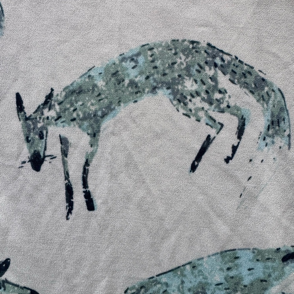 NWT LuLaRoe Teal A-Line Skirt with Foxes 🦊